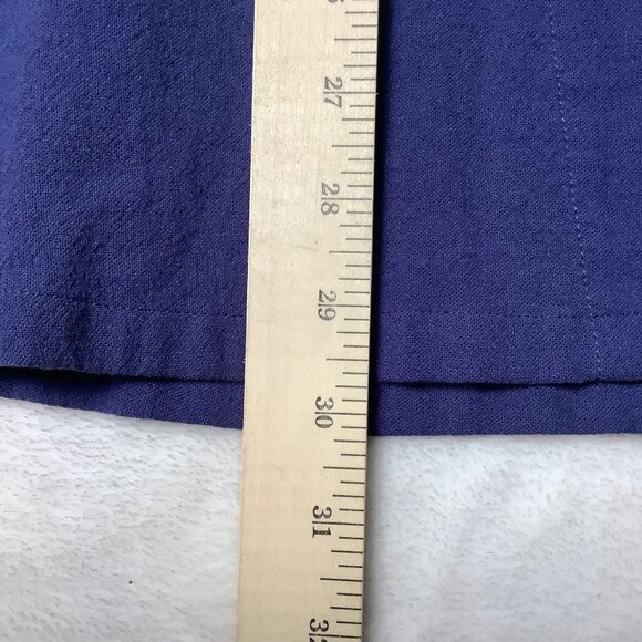 Soft Surroundings Benedetta Guaze Topper Women Medium Patriot Blue Cotton NWT - Picture 4 of 12